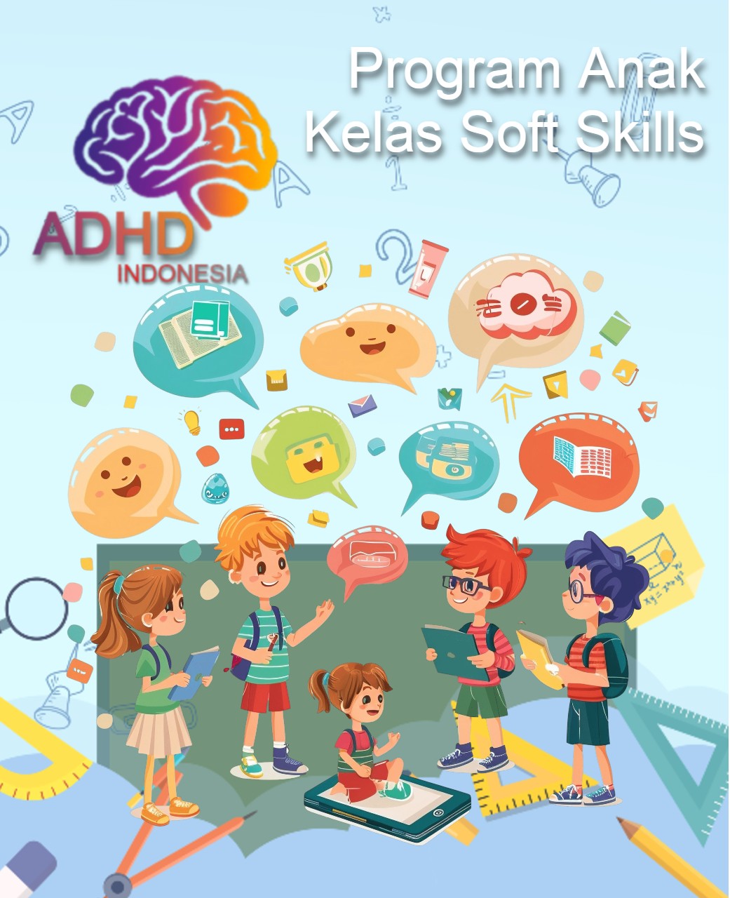 Program ADHD Indonesia Kabupaten Karangasem Kelas Soft Skills Anak ADHD