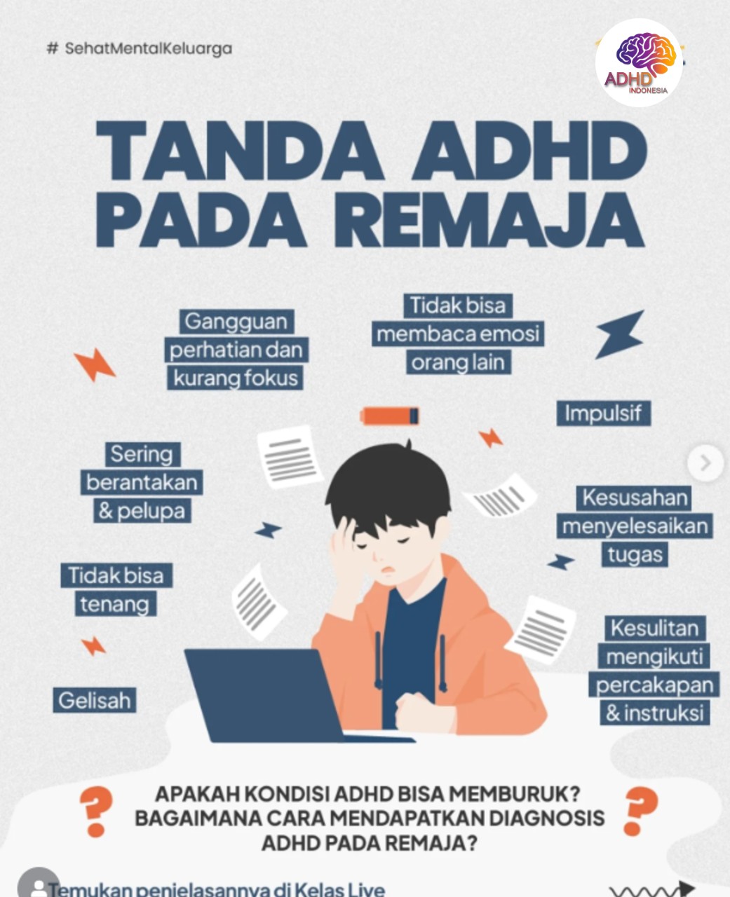 Screening ADHD Non-Diagnostik: Edukasi Awal bagi Orang Tua di Kabupaten Karangasem