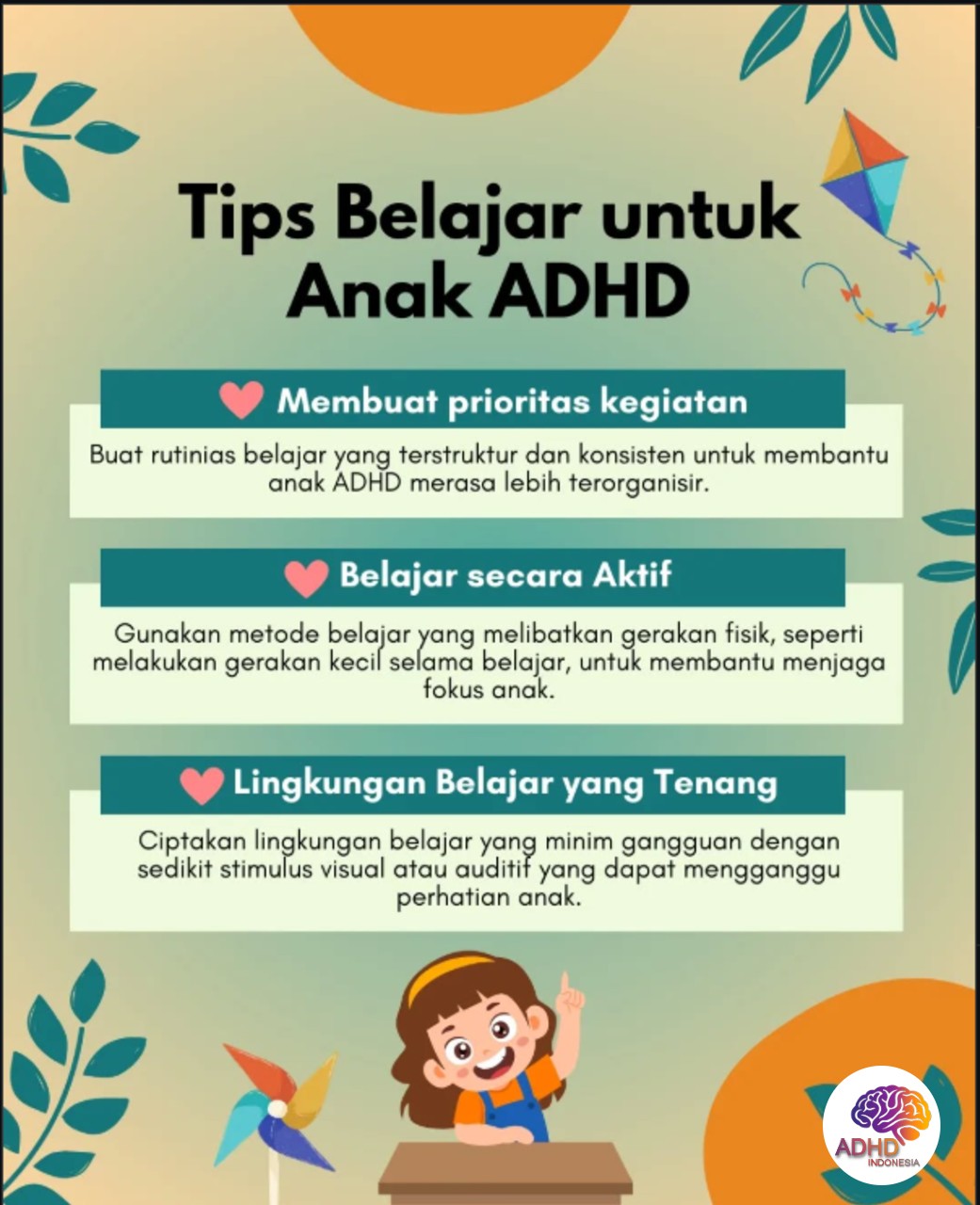 Strategi Belajar yang Cocok untuk Anak ADHD di Kabupaten Karangasem